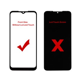 Duotipa Front Glass Screen Replacement Compatible with Moto G Play 2021 6.5 inch,Front Outer Lens Glass Screen for Moto G Play 2021 with Tools-No LCD Screen and Touch Digitizer