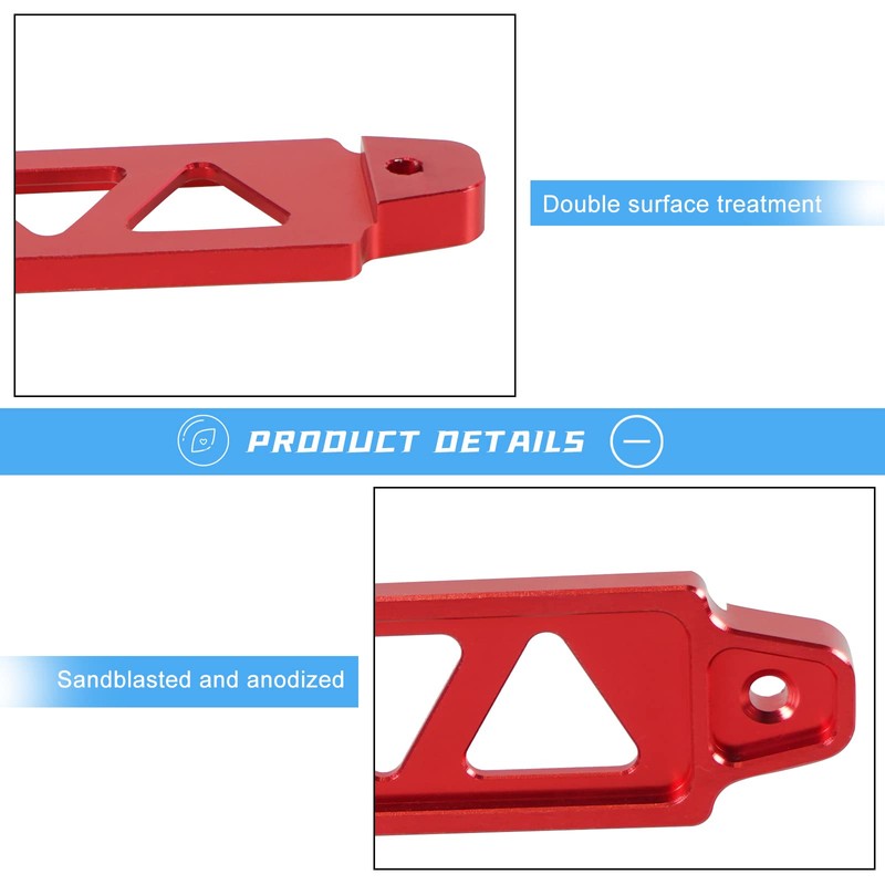 Htostar Racing Battery Hold Down Bracket, Aluminum Alloy Battery Tie