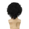 TANTAKO Mens Black Curl Cosplay Wig for 80s Rock Popstar