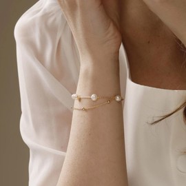 Pearl Bracelet for Women, Elegant Natural Luxurious Pearl Jewelry for Formal Occasions, Gift for Her