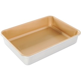 Nordic Ware Naturals Aluminum NonStick 9x13-Inches Cake Pan,Silver