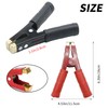 4Pcs 1000A Battery Jumper Cable Clamps, Battery Charger Clamps Jumper