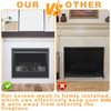 Fireplace Screen Mesh Cover, Magnetic Fireplace Cover Baby Proof Barrier