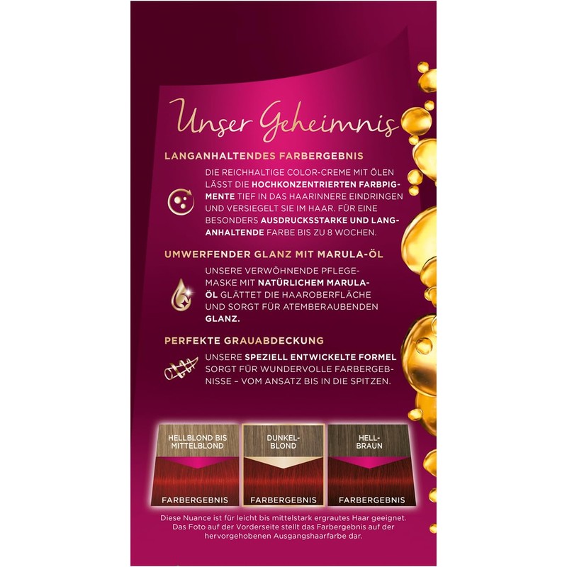 Palette Intensive Creme Colouration Hair Colour, 6-88/678, Ruby Red, Level