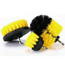 3 Pcs Drill Brush Car Detailing Kit, Soft Bristle Power Scrubber Brush Set for Cleaning Car, Boat, Seat, Carpet, Upholstery and Shower Door