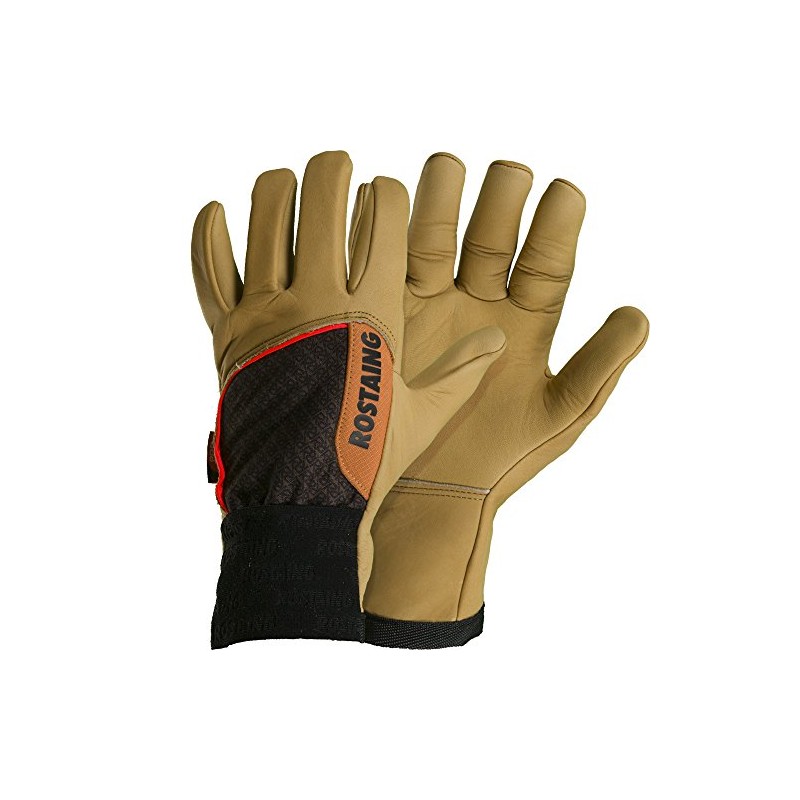ROSTAING Gloves CLOTURE – Puncture Resistant Leather Gloves for Heavy