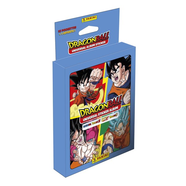 Panini Dragon Ball 004618KBF13 Universal Blister Pack of 12 Bags + 1 Free