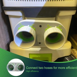 Upgraded Y Adapter - Compatible With Festool Dust Extractor/Vacuum Hose Splitter, For CT 26/36/48