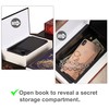 Deversion Book Safe Storage Box with Real Pages Combination Lock
