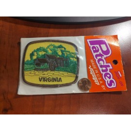 Virginia Souvenir Patch Badge Mill Stream Iron-on Voyager Vintage NEW