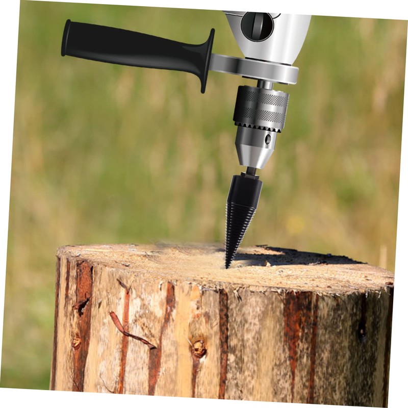 SHINEOFI 1 Set Firewood Drill Bit Set Wood Splitter Kit