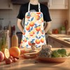 AKTAP Orange Gifts Idea Tangerine Adjustable Apron With Pockets For