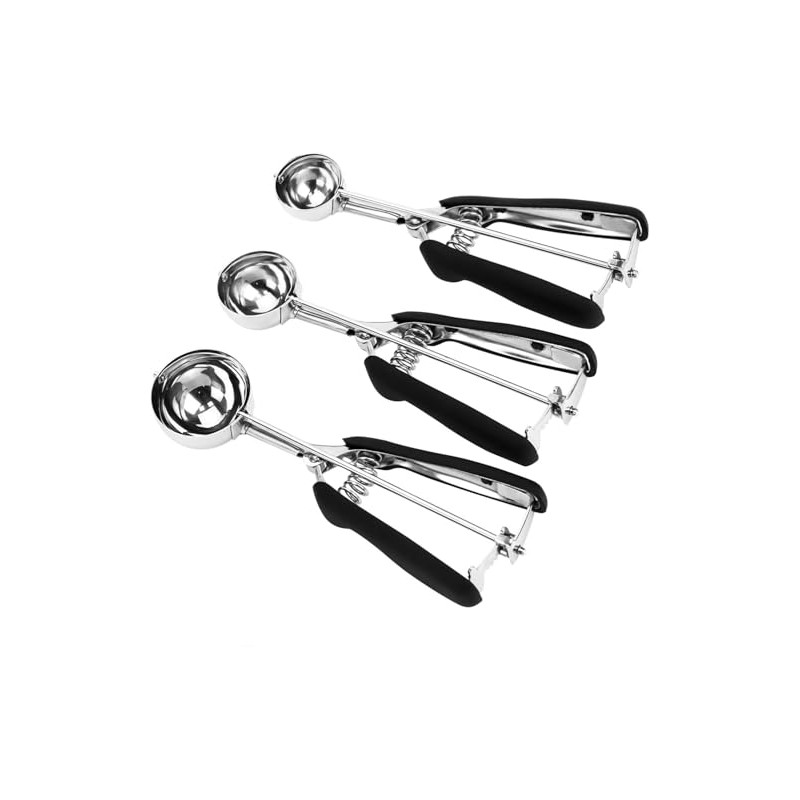 U Chef Juego de 3 Cucharas para Galletas, Cucharas Medidoras,