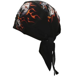 Trifong Bandana Cap, UV Protection, Mesh, Quick Drying, Sweat Absorbent, Camouflage, Hat, Pirate, Bandana, Triangular Cloth, Adults, Bundle, Sweatproof, Breathable Material, Do-Rag, Heat Protection,