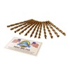 Drill Hog USA 1/4" Cobalt M42 Drill Bits 12 Pack