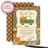 Pick Up Truck Full of Pumpkins Birthday Party Thank You