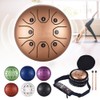 5.5 Inch Mini 8-Tone Steel Tongue Drum C Key Percussion