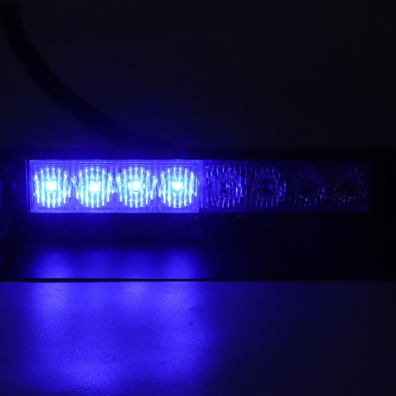 LED Car Strobe Light Flashing Warning Lamp Red Blue Color
