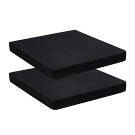 OLYCRAFT 2Pcs Thermoform Sheet Black Thermoform Molding Foams 11.8x11.8x1 Inch Square Flexible Plastic Sheet Bendable Thermoplastic Sheets for DIY Crafts Board Molding Sheath