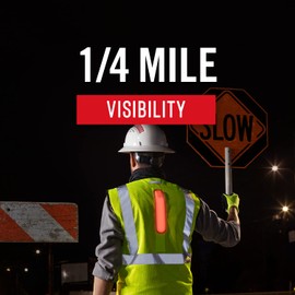 Coast SV300 Rechargeable Lighted High Visibility Safety Vest, Dual Mode, Zip Front, 2 Pockets, 2 Mic Tabs, Meets ANSI/ISEA Standards, 360 Visibility, Yellow, Large