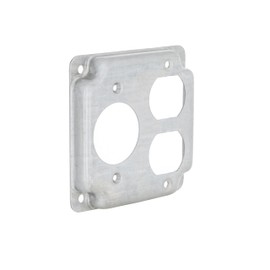 Hubbell Electrical PROD 831C Square Cover 4"W/1 DUPLEX/1-20A