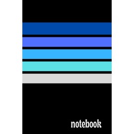 Notebook: With The Coolest Blue Stripes You'll Ever See