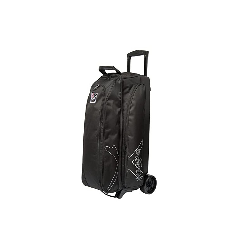 Strikeforce Hybrid X 3-Ball Roller Bowling Bag Black