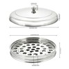 VJR Holy Communion Tray for Churches with Lid, Premium Stainless