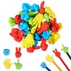 36 Pcs Pencil Top Erasers Fun Eraser Toppers for Kids,
