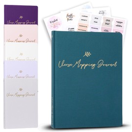 Graceful By Design Linen Bible Verse Mapping Journal - Premium Bible Study Journaling Kit - Christian Gift for Mother's Day (Blue Jade)