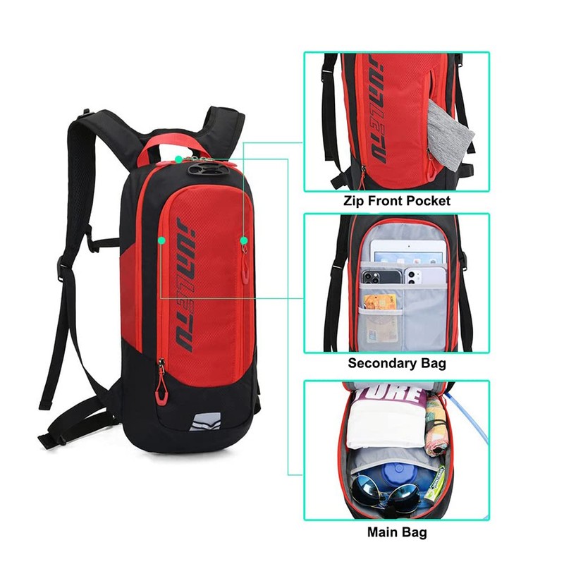 Croogo Lightweight Portable Cycling Rucksack Day Hiking Bag Running Pouch