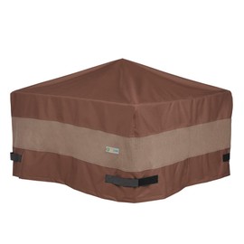 Duck Covers Ultimate Waterproof 32 Inch Square Fire Pit Cover, Patio Furniture Covers