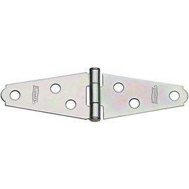 National Hardware N127-365 V280 Light Strap Hinges in Zinc plated, 2 pack
