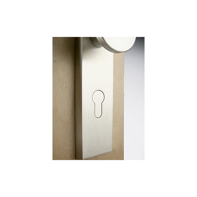 W+M Adjustable Blind Cylinder for Profile Cylinder Mortise Locks Nickel-Plated