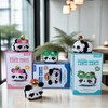 Fzjjyana Cute Panda Building Blocks (Set of 4) Panda Mini