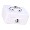 Cash Box with Money Tray Metal Storage Safe Lock Box