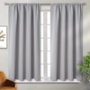 BGment Light Grey Blackout Curtains 45 Inch Length for Bedroom
