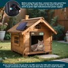 Solar Automatic Cat Door, 5 Smart Modes (Radar, Timer, Light
