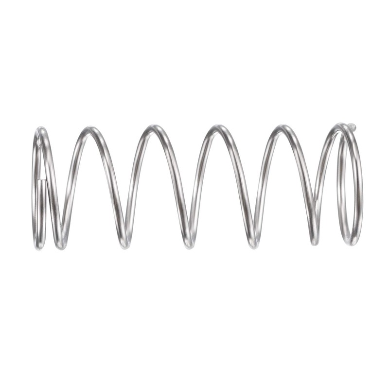 sourcing map Compression Spring, 304 Stainless Steel Compression Springs, Silver