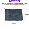Tuxihapp Car Drying Towel, 24" x 16" Dual Sided Large