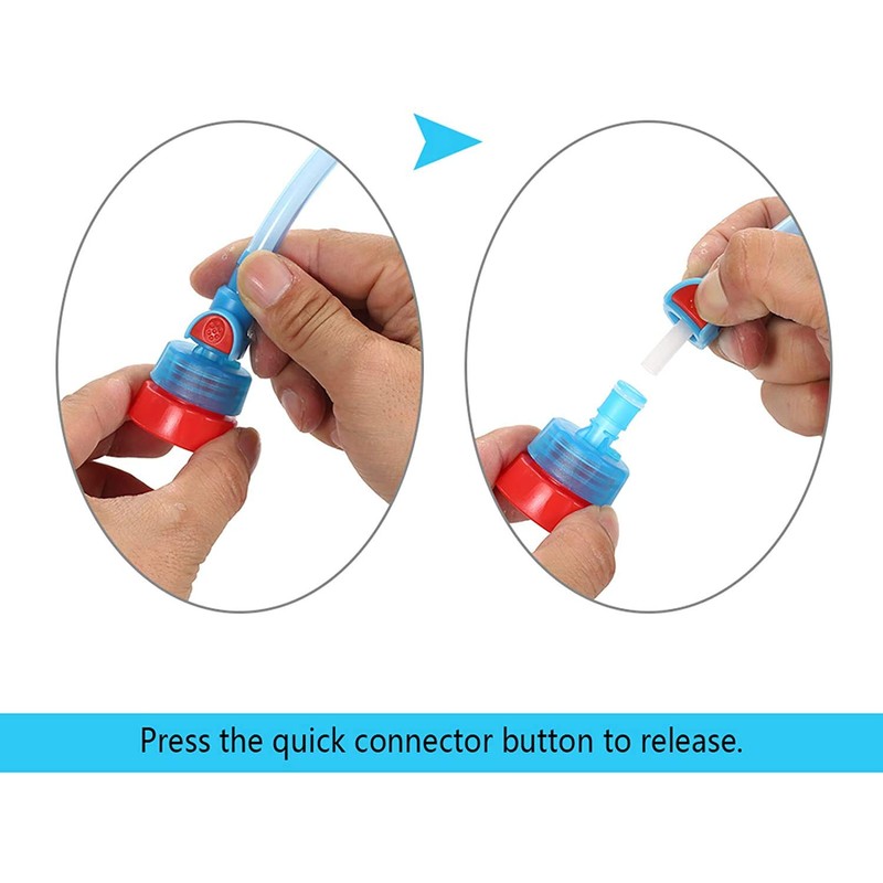 Shiwaki Water Bottle Drinking Tube Hydration Bladder Reservoir Pack Backpack