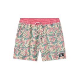 Southern Marsh Shoals Seawash Swim Trunks - Bayside, Coral, Large