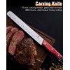 Naitesen 2PCS All Purpose Kitchen Shears and Brisket Carving Knife