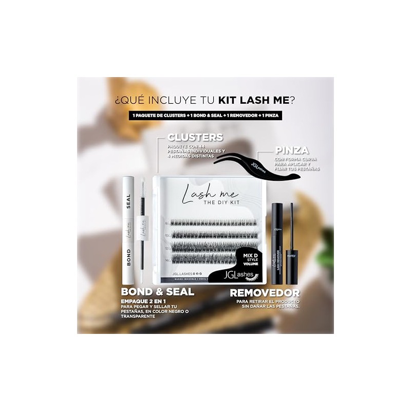 JGLashes - Lash me The DIY kit. Kit de extensiones