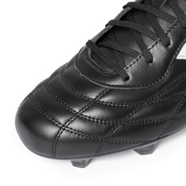 KELME Indoor Soccer Cleats Mens Football Boots Softball Rugby Cleats FG Firm Ground Soccer Shoes Unisex Adult Black Size 8