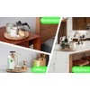 Oridom 10 Inch Bamboo Lazy Susan Organizer Turntable for Kitchen