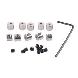 JIHUOO 20 Pcs Pin Keepers Pin Locks Enamel Pin Locking Backings Replacement Locking Pin Backs Clasps with 2 Pcs Wrench for Enamel Lapel Pins