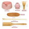 Taefuhnn 6 Pcs Matcha Whisk Set Making Kit with Bamboo