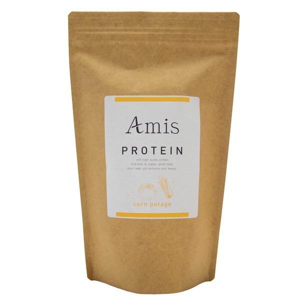 Amis プロテイン アミス ホエイプロテイン 甘味料不使用 500g (コーンポタージュ)