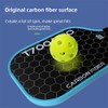 Toolzia T700 Carbon Fiber Pickleball Paddle Frosted Surface Racket with